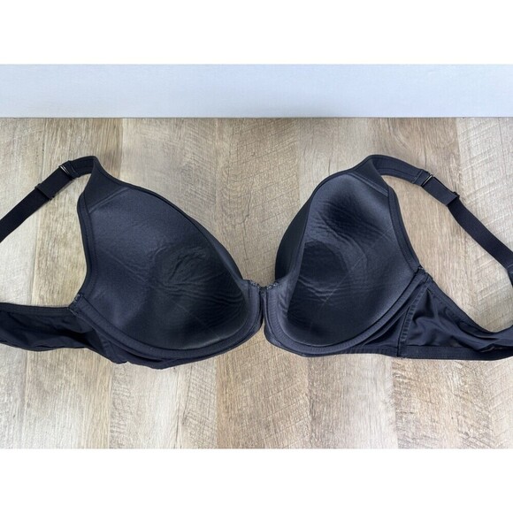 Catherines Uplifting Plunge Bra 50C Black Lightly Lined Med. Coverage Underwire - Picture 6 of 8